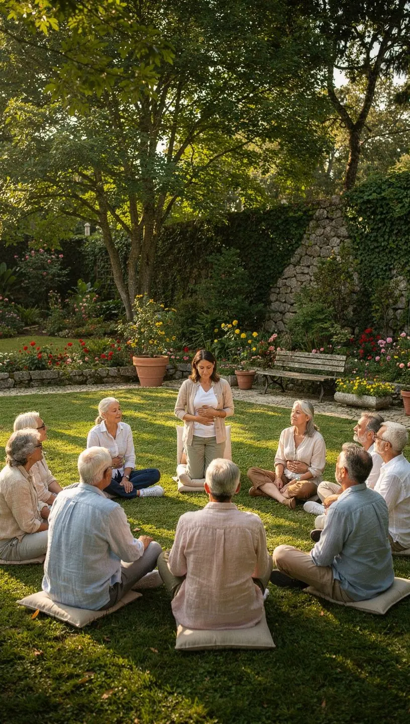 Retirees enjoying community dance activities at socials