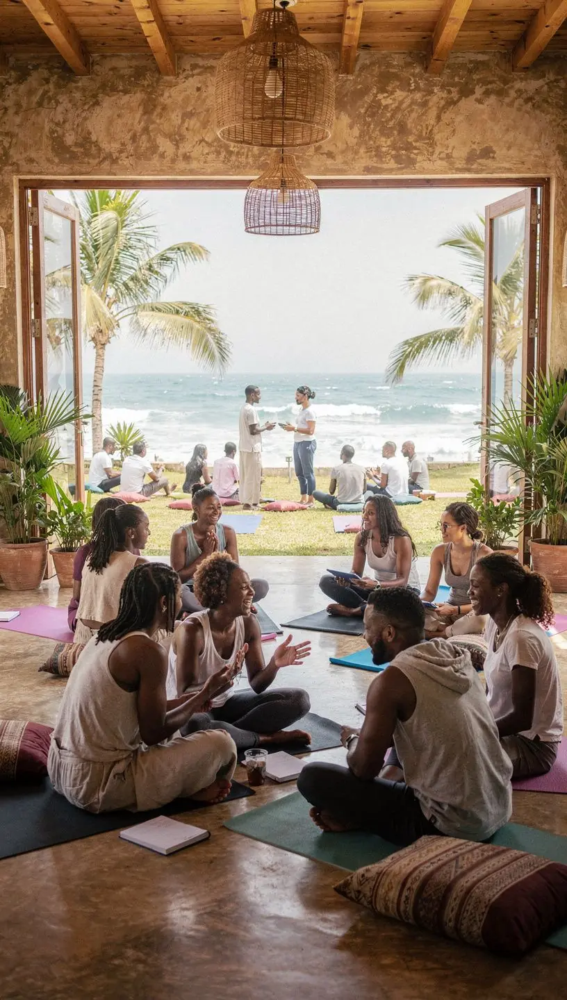 Retirees engaging in bachata and salsa dance classes.